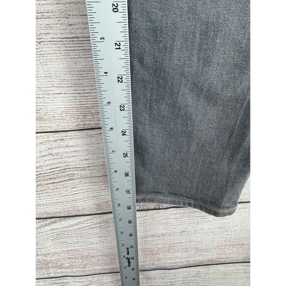 DAO Stretch Slim Leg Jeans Mens 31 Gray Medium Wash Denim France - Picture 8 of 8